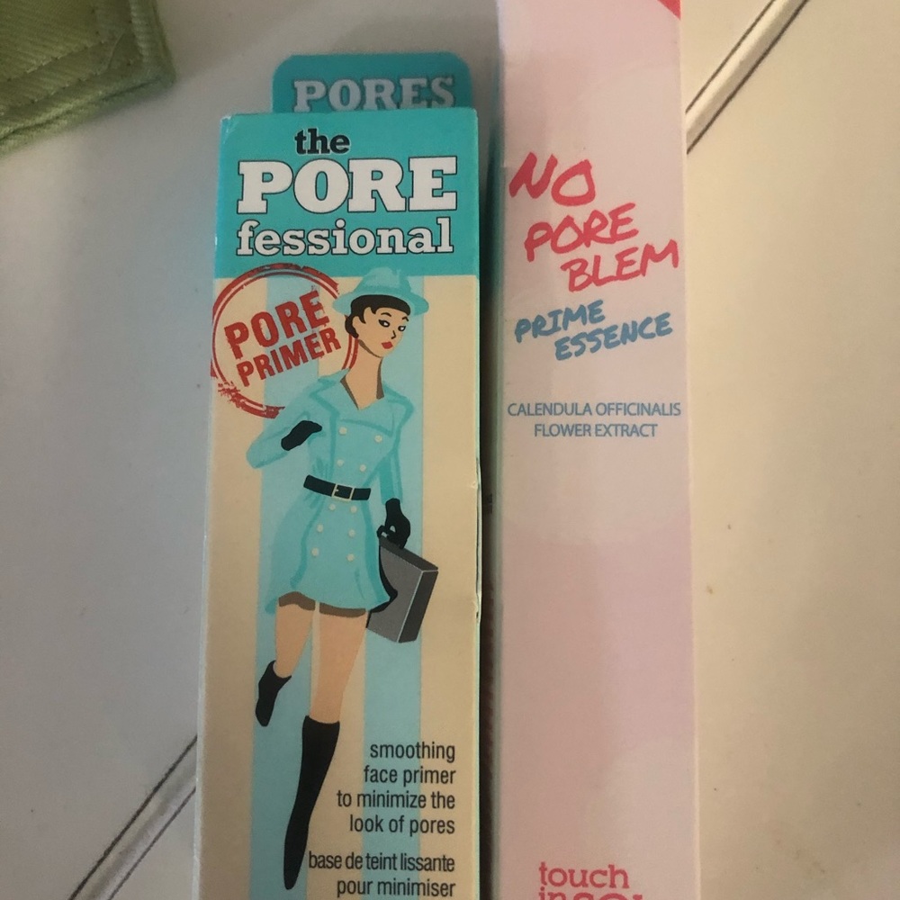 Pore Primer and No Pore blemish
